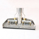 POLIVAC - 4 JET WAND, 12” HEAD STAINLESS STEEL 1.5”DIAMETER TUBE, S/S PRESSURE TUBING, 0.15 JETS