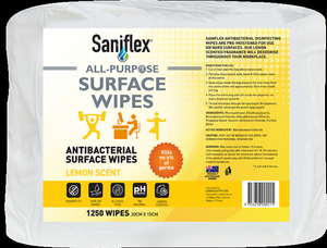 [SWB820] SANIFLEX - ALL PURPOSE ANTIBACTERIAL SURFACE WIPES 820 BAG FOR WORKOUT AND WORKPLACE