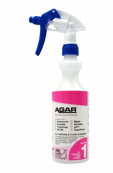 AGAR - PH7 SCREEN PRINTED EMPTY DISPENSING BOTTLE 500ML
