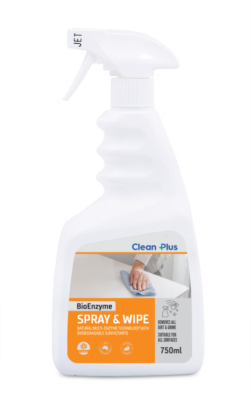 CLEAN PLUS - BIOENZYME SPRAY AND WIPE -750MLX12