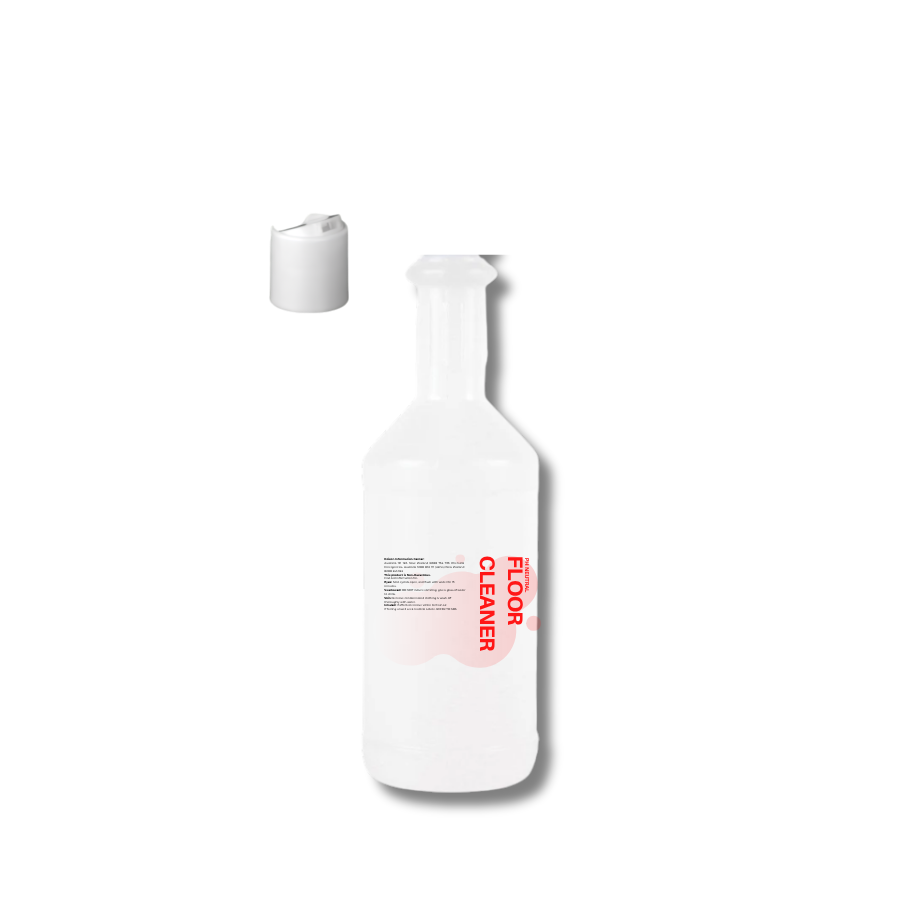 750ML LABELED FLOOR CLEANER  BOTTLE WITH FLIP TOP