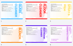 BRANDED CHEMICAL LABEL STICKER