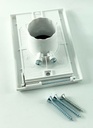 CLEANSTAR - DUCTED VACUUM CLEANER WALL INLET - WHITE