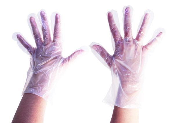 CLEANSTAR - MEDIUM SIZE COMPOSTABLE DISPOSABLE GLOVES – 100 GLOVES PER BOX (24 BOXES) 1200 PAIRS