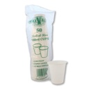 MAXVALU CUP6 - WHITE 180ML (6 OZ) CUP ROLLED RIM - 1000 CUPS