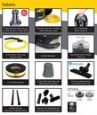 CLEANSTAR – GHIBLI T1 BACKPACK VACUUM CLEANER - VERSION 3 - BLACK WITH GREY LID (T1V3-B)