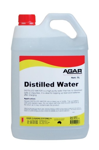 AGAR - DISTILLED WATER 5L