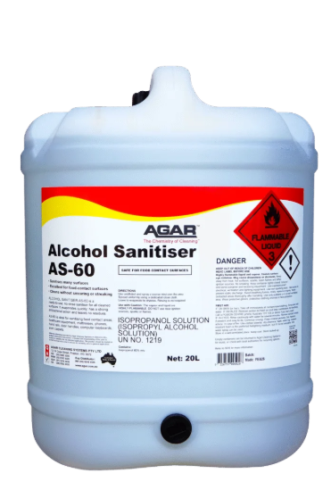 AGAR - ALCOHOL SANITISER AS-60 20L