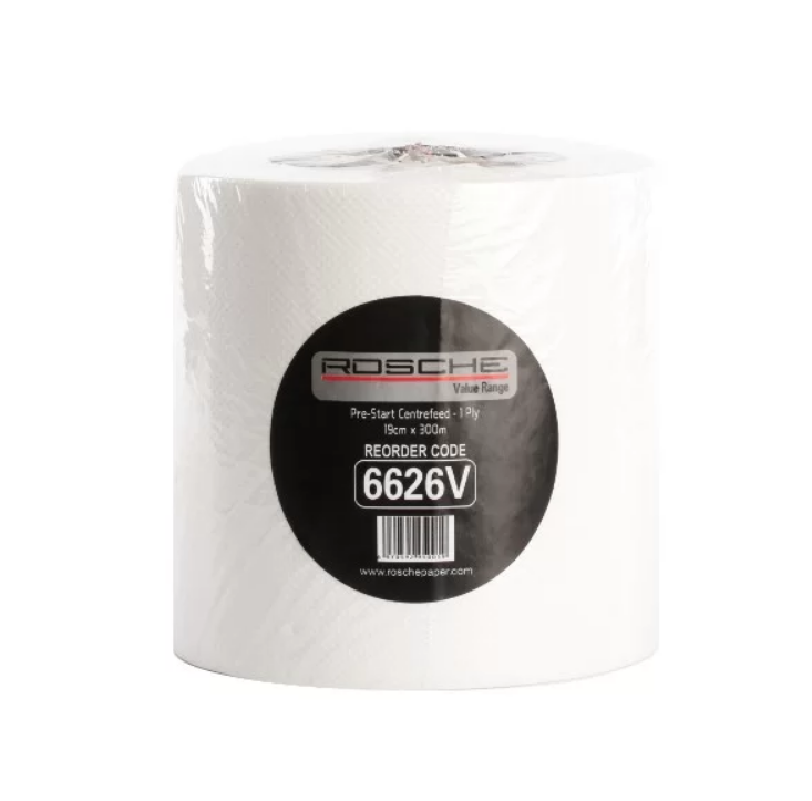ROSCHE "CLASSIC" CENTREFEED 300M "PRE START" SEALED - 4 ROLLS/CTN