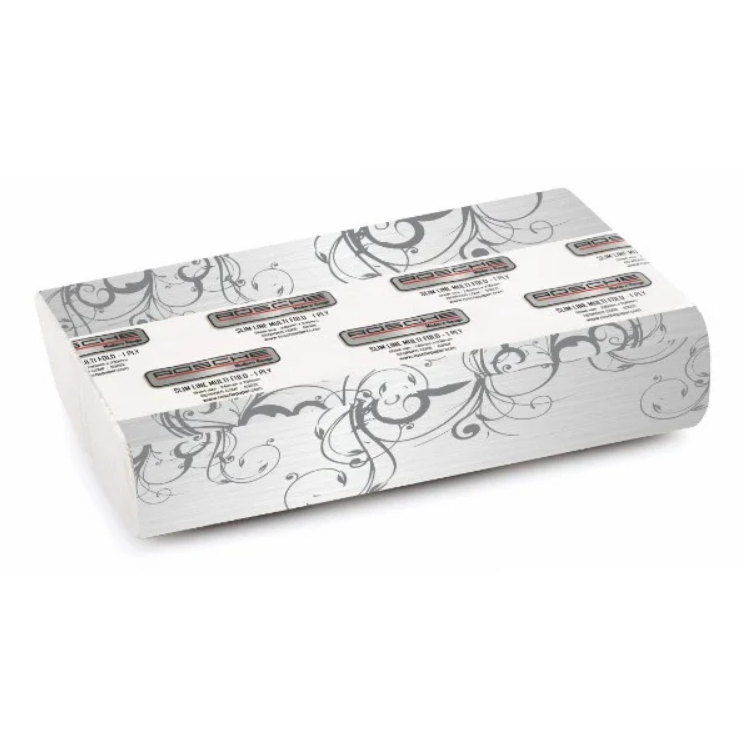 ROSCHE "CLASSIC" ULTRASLIM HAND TOWELS 150'S = 2400 - 16 PACKS/CTN