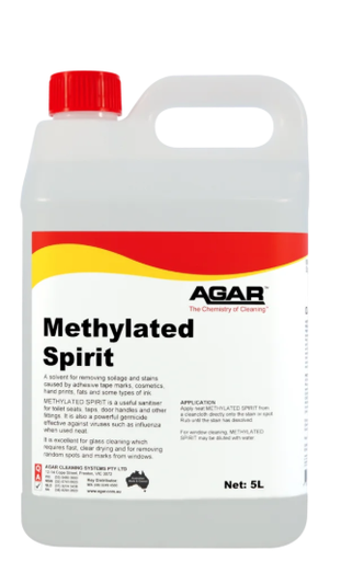 [METH5] AGAR - METHYLATED SPIRIT 5L