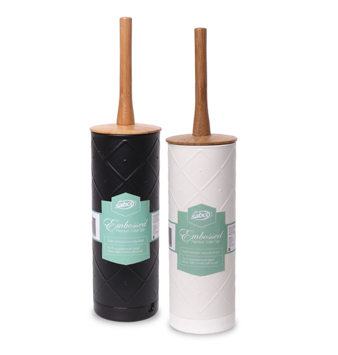[SAB60073] EMBOSSED PREMIUM TOILET BRUSH SETS
